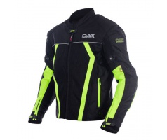 BUNDA DAX Mesh jackets, made of Mesh/MaxDura fabric with lining, Protectors, B/Neon