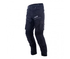 NOHAVICE DAX ACTION Men Textile trousers, made of MaxDura with lining, Protectors, Black