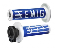 ODI GRIPS MX Lock-on v2 EMIG 4-Stroke Blue/White