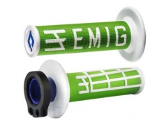 ODI GRIPS MX Lock-on v2 EMIG 4-Stroke Green/White