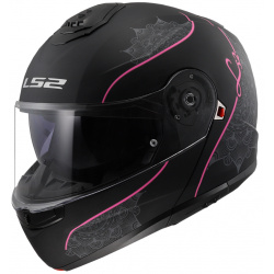 LS2 FF908 STROBE II LUX Matt Black Pink