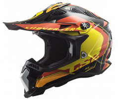 LS2 MX700 SUBVERTER EVO ARCHED Black Yellow Red